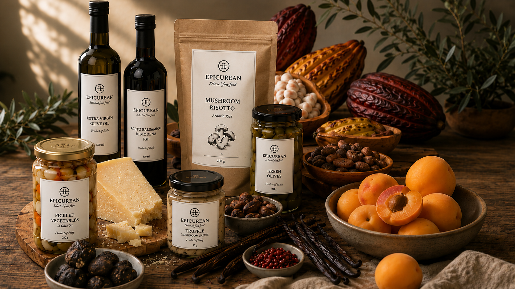 Seasonal and specialty ingredients